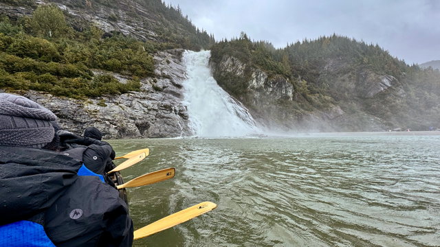Juneau visit on my Solo Alaska Cruise and Mendenhall Lake Canoe Tour